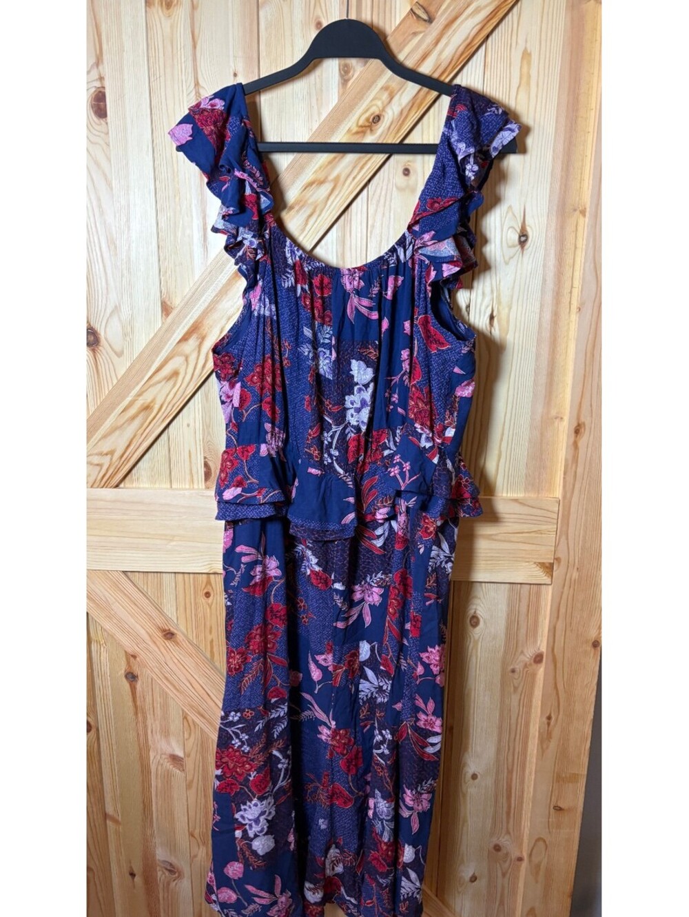Sofia Jeans by Sofia Vergara XXL Sweetheart Long Maxi Dress Floral Print NWT